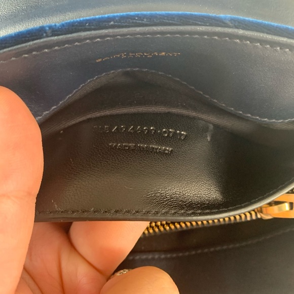 🚫⛔️SOLD🚫SAINT LAURENT Loulou quilted velvet bag - Picture 6 of 14